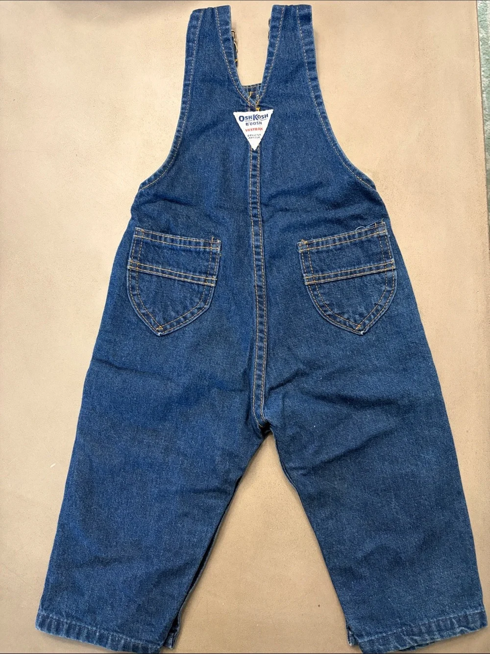 OshKosh B'gosh Classic Blue Denim Adjustable Overalls